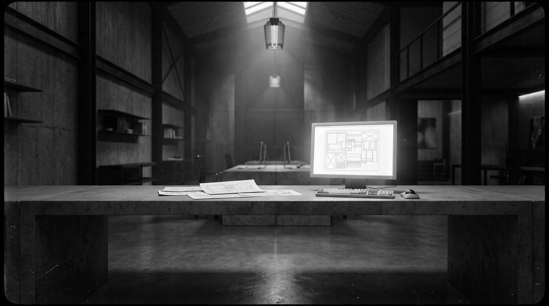 Inside the studio